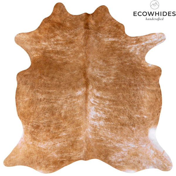 Brazilian Beige Cowhide Rug Size 6'11" L x 6'7" W 7068