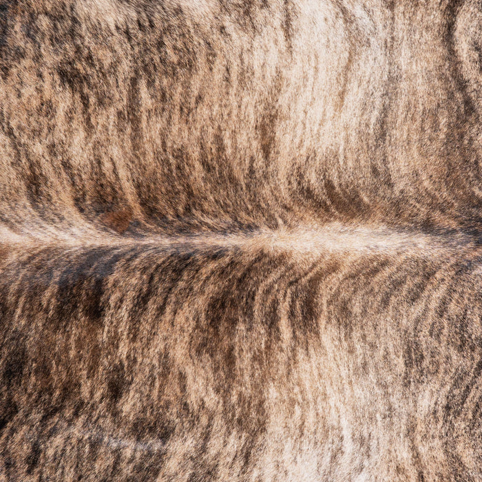 Brazilian Brindle Cowhide Rug Size 7'10" L x 6'9" W 7078