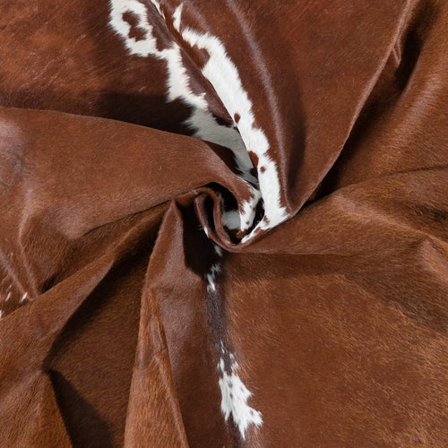 Brazilian Hereford Cowhide Rug Size 7'11" L x 6'8" W 7102