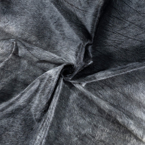 Brazilian Black and White Cowhide Rug Size 7'5" L x 6'0" W 7104