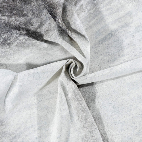 Brazilian Light Grey Brindle Cowhide Rug Size 7'9" L x 6'11" W 7141