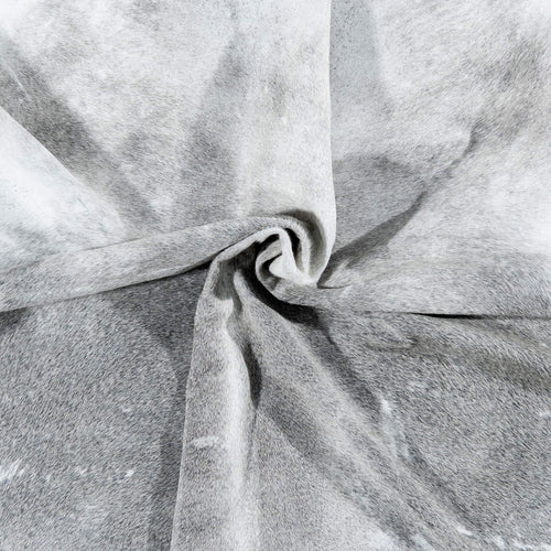 Brazilian Grey Cowhide Rug Size 7'11" L x 6'6" W 7152