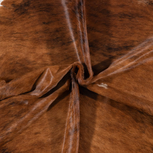 Brazilian Brindle Cowhide Rug Size 8'0" L x 6'10" W 7156