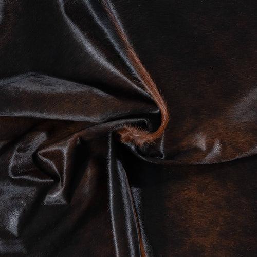 Brazilian Mahogany Cowhide Rug Size 7'6" L x 5'11" W 7157