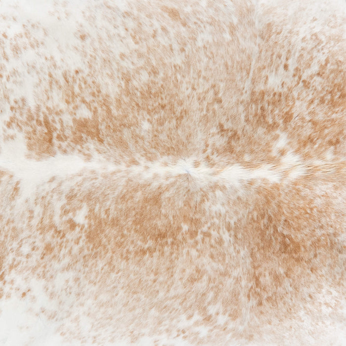 Brazilian Palomino and White Cowhide Rug Size 7'11" L x 7'0" W 7225