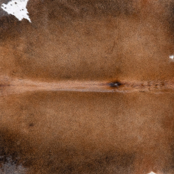 Brazilian Mahogany Cowhide Rug Size 7'8" L x 6'8" W 7294