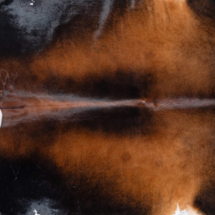 Brazilian Mahogany Cowhide Rug Size 7'4" L x 6'4" W 7297