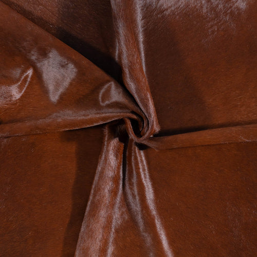 Brazilian Brown Cowhide Rug Size 7'6" L x 5'11" W 7317