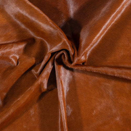 Brazilian Brown Cowhide Rug Size 7'4" L x 6'9" W 7325