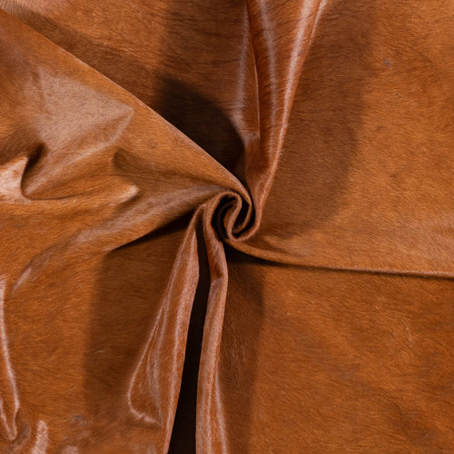 Brazilian Brown Cowhide Rug Size 7'3" L x 6'6" W 7328