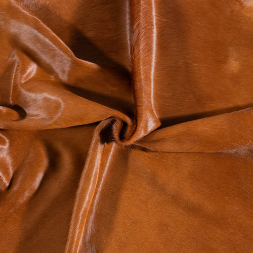 Brazilian Brown Cowhide Rug Size 7'10" L x 7'0" W 7330