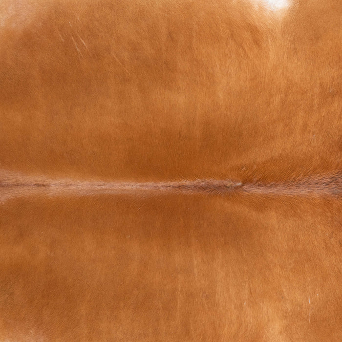 Brazilian Brown Cowhide Rug Size 7'9" L x 6'9" W 7331