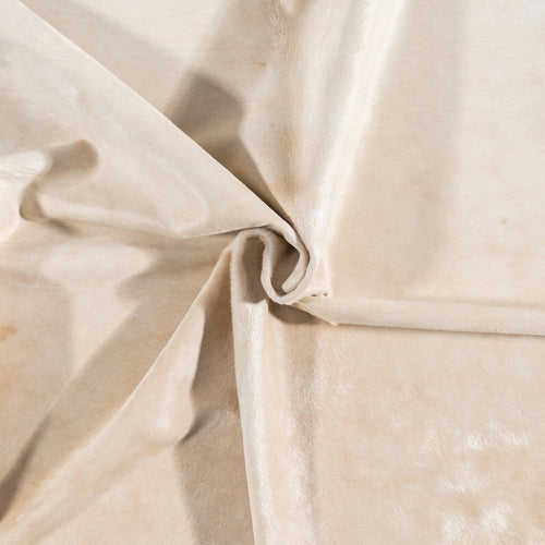 Brazilian Champagne Cowhide Rug Size 6'9" L x 6'1" W 7355