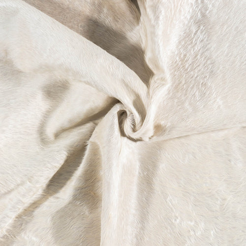 Brazilian Champagne Cowhide Rug Size 7'3" L x 6'3" W 7357