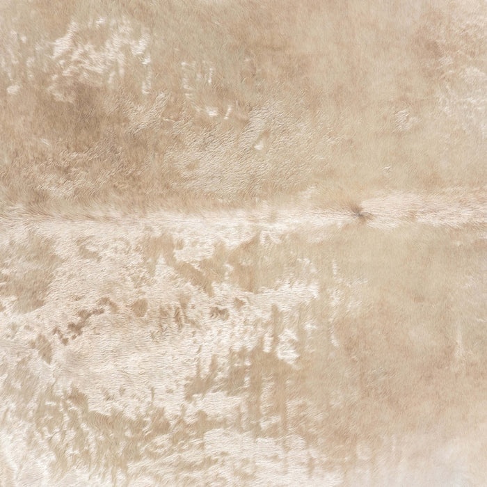 Brazilian Champagne Cowhide Rug Size 7'10" L x 6'7" W 7373