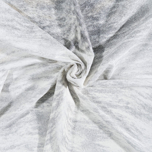 Brazilian Light Grey Brindle Cowhide Rug Size 8'5" L x 7'6" W 7458