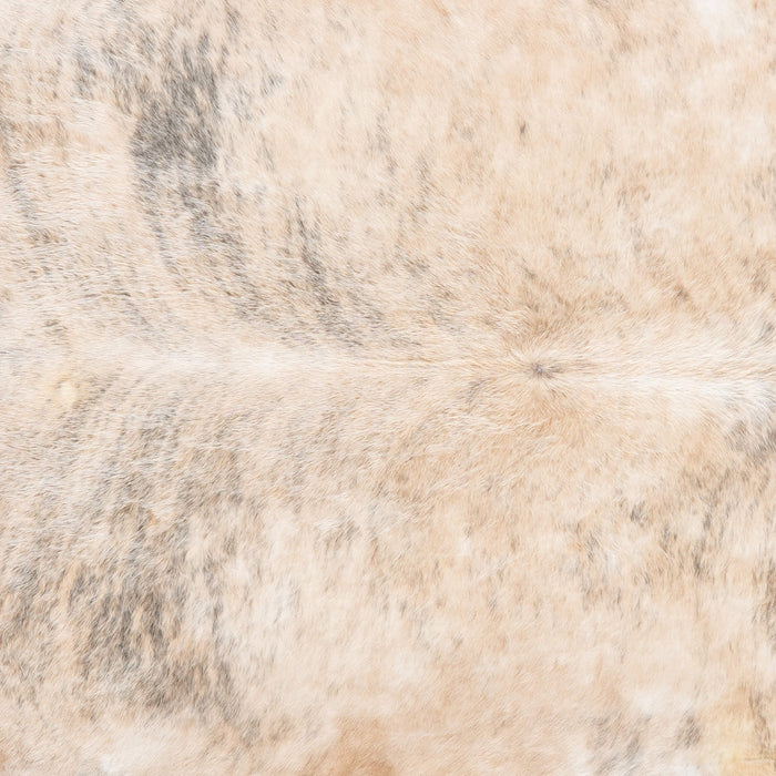 Light Brindle Cowhide Rug Size 7'9" L x 7'3" W 7649
