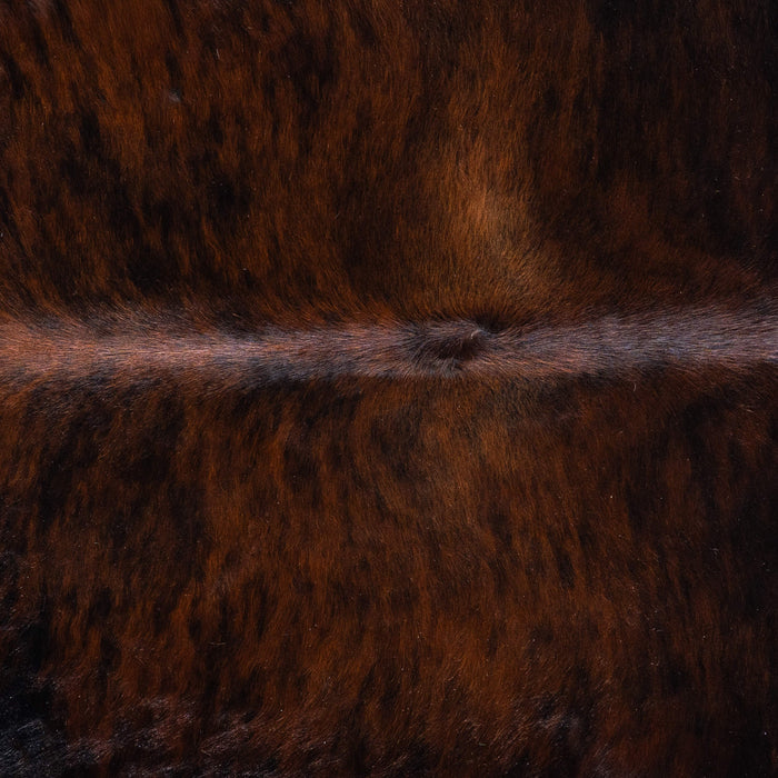 Brazilian Dark Brindle Cowhide Rug Size 8'0" L x 7'0" W 7678