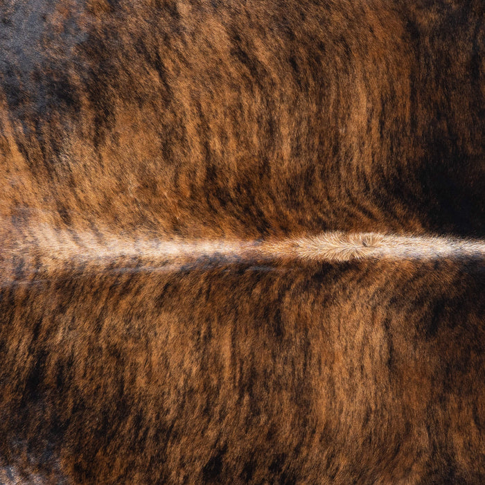 Brazilian Brindle Cowhide Rug Size 8'0" L x 7'4" W 7682