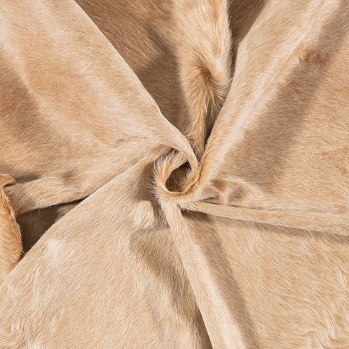 Brazilian Champagne Cowhide Rug Size 7'2" L x 7'0" W 7700