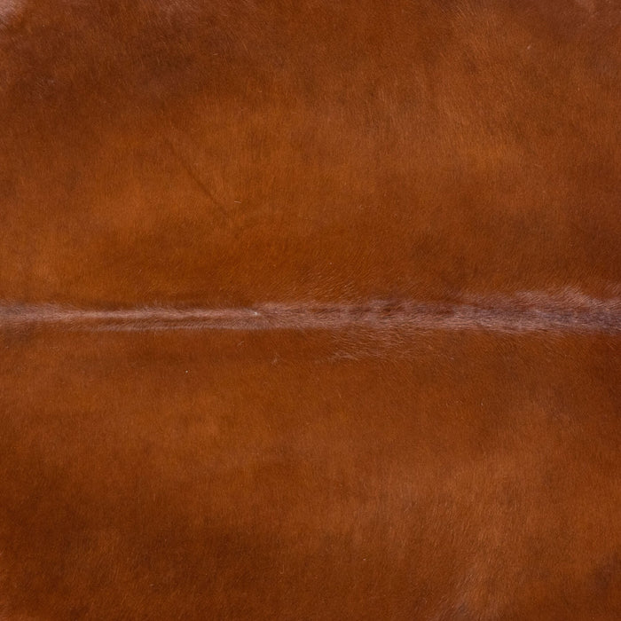 Brazilian Brown Cowhide Rug Size 7'5" L x 6'5" W 7706