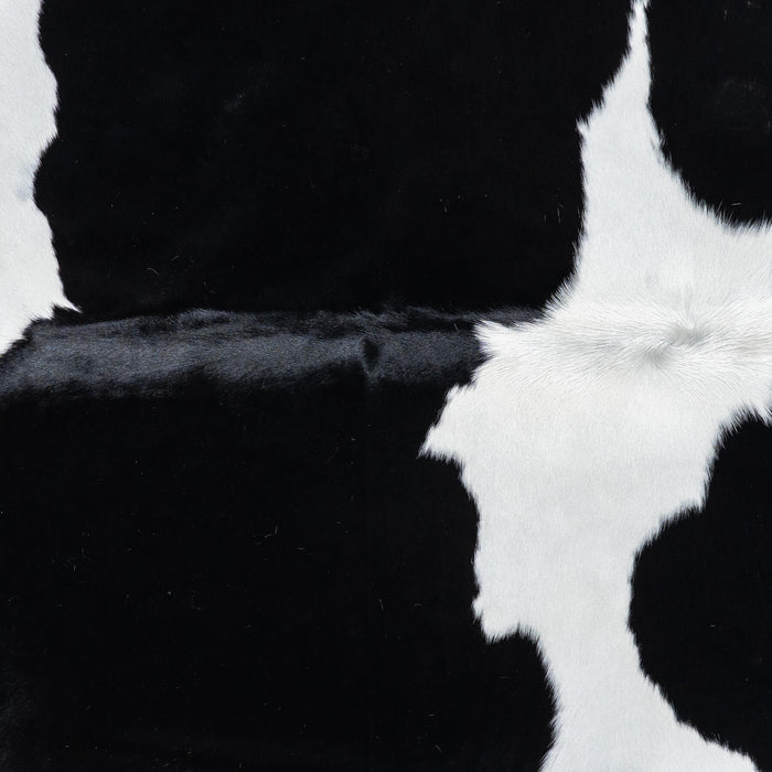 Brazilian Black and White Cowhide Rug Size 6'8" L x 5'8" W 7710