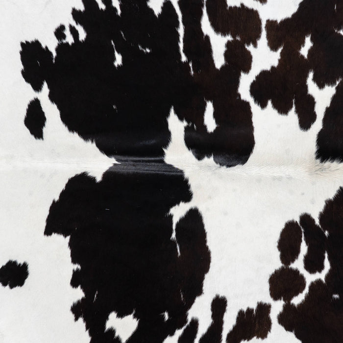 Brazilian Black and White Cowhide Rug Size 7'4" L x 7'5" W 7741