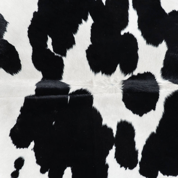 Brazilian Black and White Cowhide Rug Size 8'6" L x 7'3" W 7747