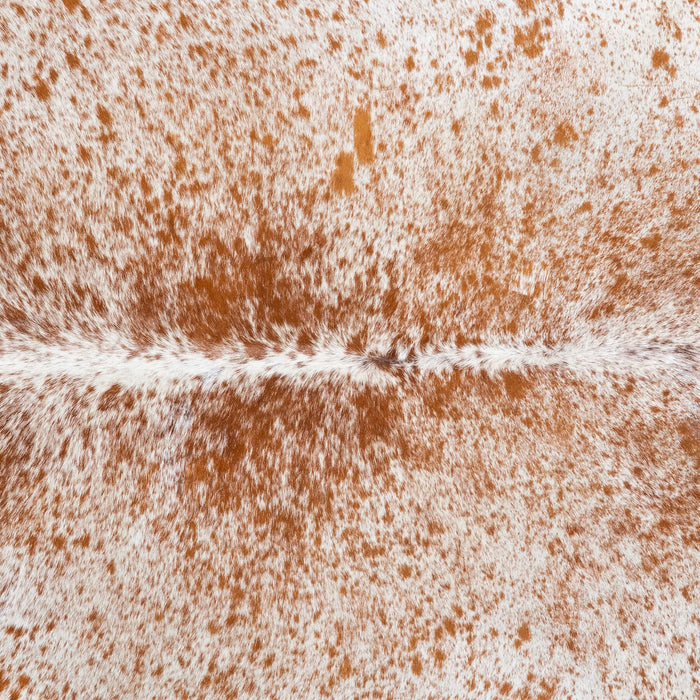 Brazilian Brown Salt and Pepper Cowhide Rug Size 6'5" L x 5'9" W 7749