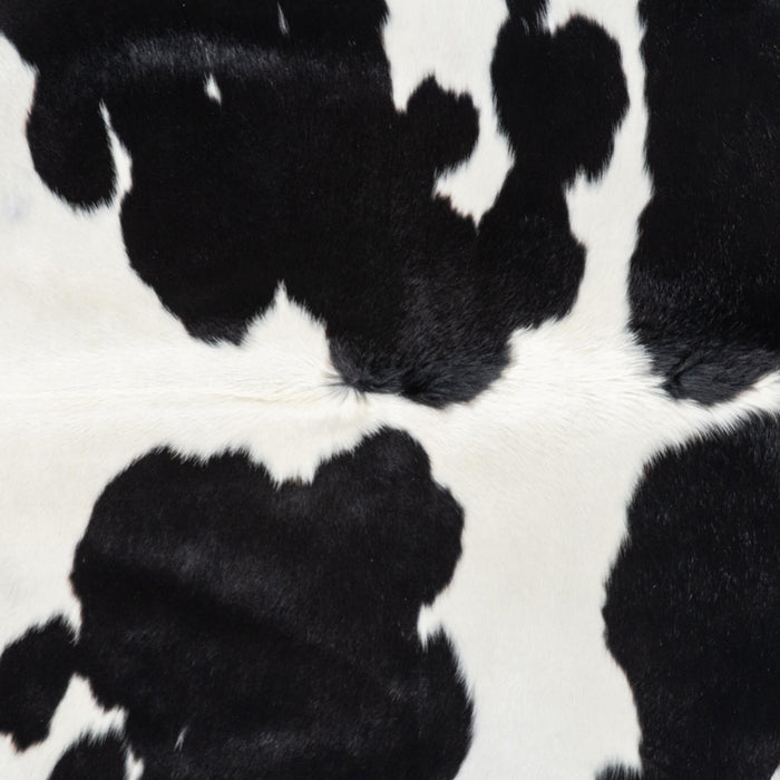Brazilian Black and White Cowhide Rug Size 7'6" L x 6'5" W 7771