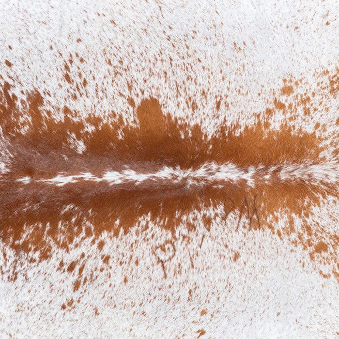 Brazilian Brown Salt and Pepper Cowhide Rug Size 7'9" L x 6'6" W 7799