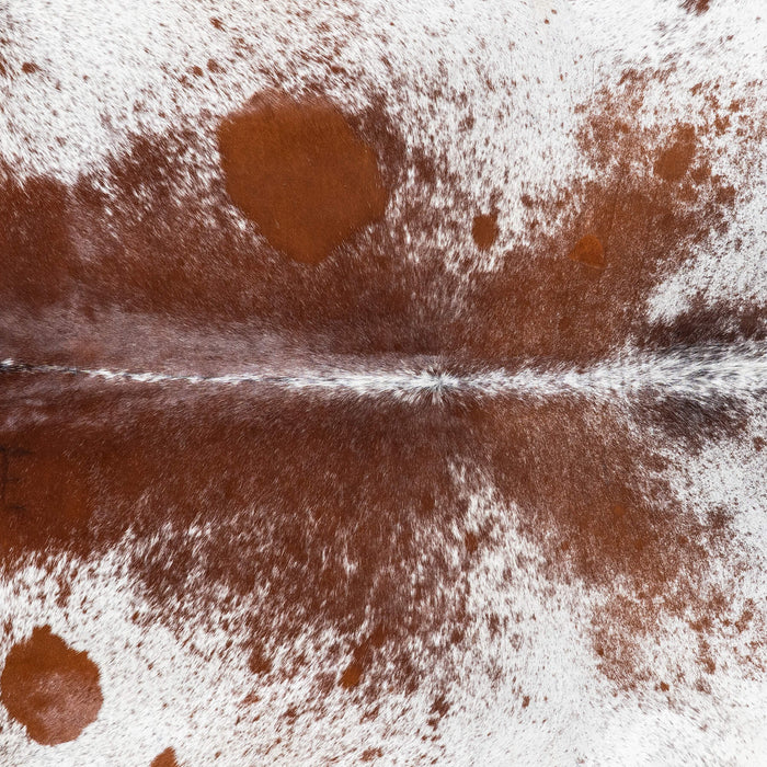 Brazilian Brown Salt and Pepper Cowhide Rug Size 7'3" L x 6'7" W 7803