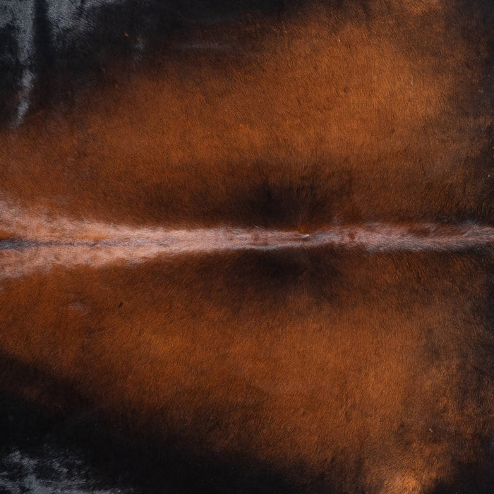 Brazilian Mahogany Cowhide Rug Size 8'0" L x 6'4" W 7823