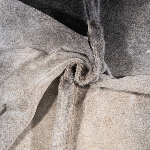 Brazilian Grey Palomino Cowhide Rug Size 6'11" L x 5'8" W 7890