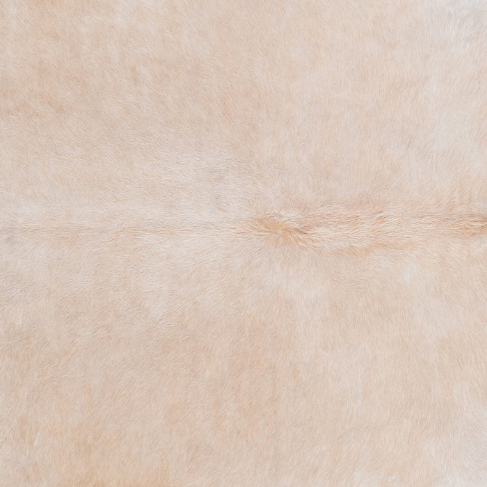 Brazilian Beige Cowhide Rug Size 6'11" L x 5'7" W 7911