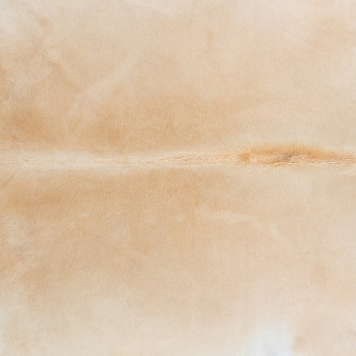 Brazilian Beige Cowhide Rug Size 6'8" L x 5'10" W 7914