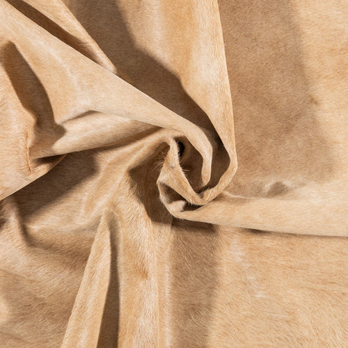 Brazilian Beige Cowhide Rug Size 7'2" L x 6'4" W 7927