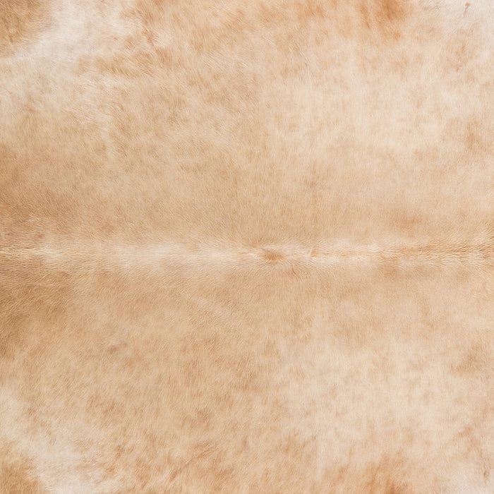 Brazilian Beige Cowhide Rug Size 7'11" L x 6'9" W 7932