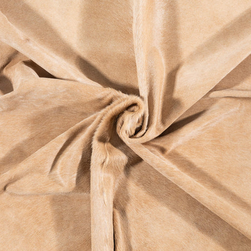 Brazilian Beige Cowhide Rug Size 8'6" L x 6'11" W 7933
