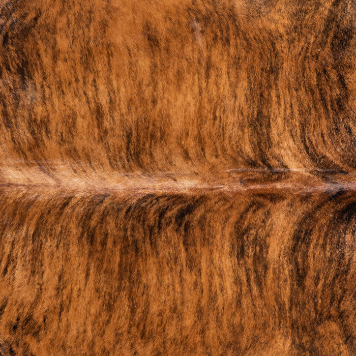 Brazilian Brindle Cowhide Rug Size 7'4" L x 6'7" W 7946