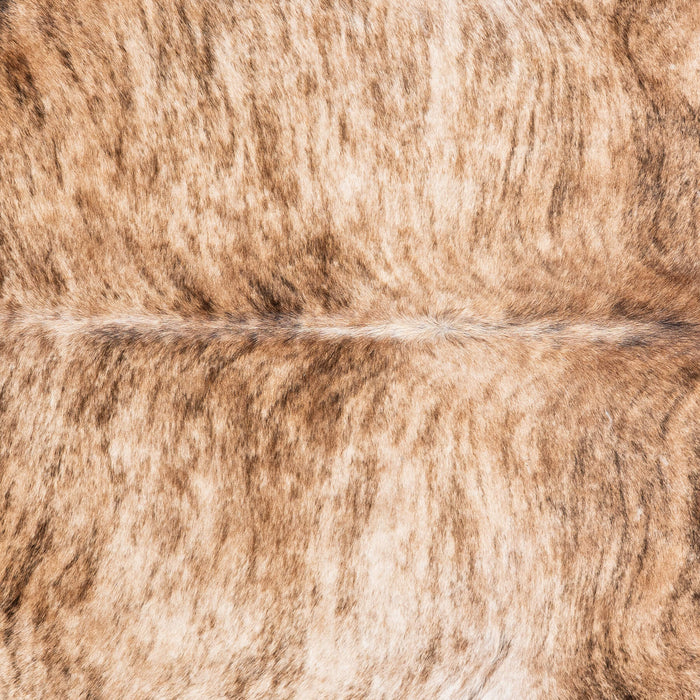 Brazilian Brindle Cowhide Rug Size 7'1" L x 6'5" W 7948