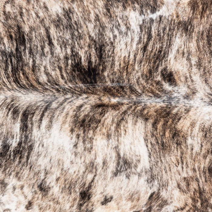 Brazilian Brindle Cowhide Rug Size 7'6" L x 7'4" W 7959