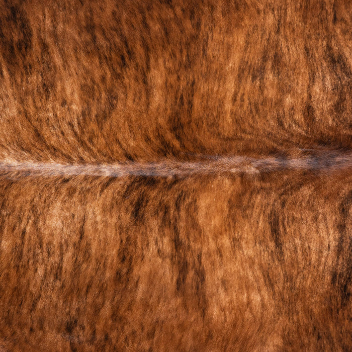 Brazilian Brindle Cowhide Rug Size 7'6" L x 6'10" W 7965