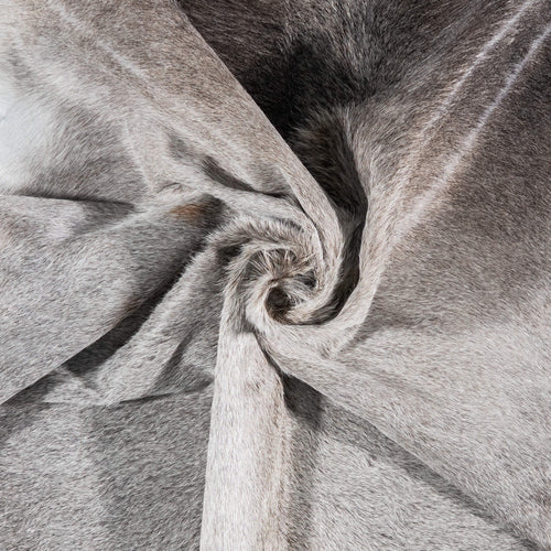 Brazilian Grey Palomino Cowhide Rug Size 7'6" L x 6'9" W 8045