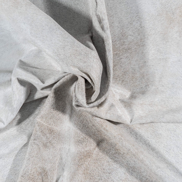 Brazilian Grey Palomino Cowhide Rug Size 7'6" L x 7'4" W 8048