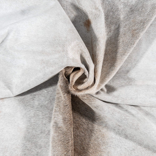 Brazilian Grey Palomino Cowhide Rug Size 7'11" L x 7'3" W 8049