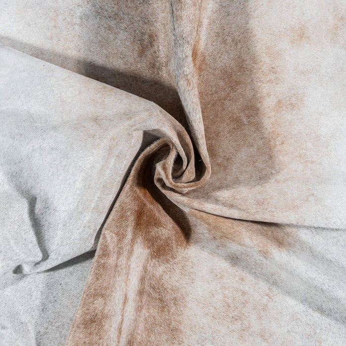 Brazilian Grey Palomino Cowhide Rug Size 8'6" L x 7'5" W 8050