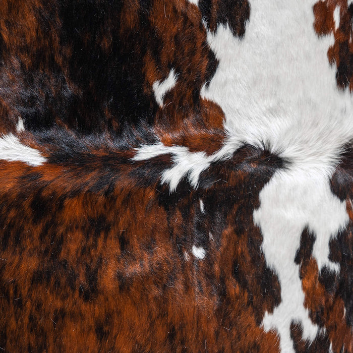 Tricolor Cowhide Rug Size 7'5" L x 6'11" W 8109