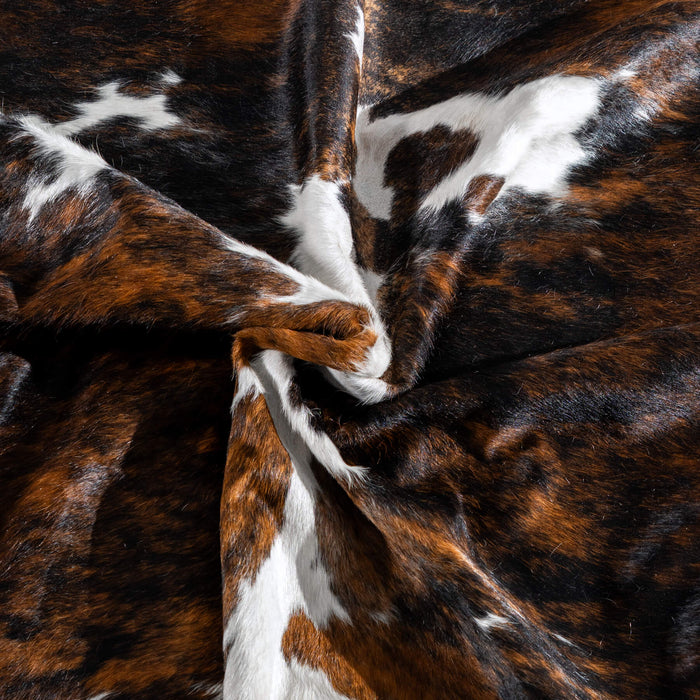 Tricolor Cowhide Rug Size 8'1" L x 7'4" W 8115
