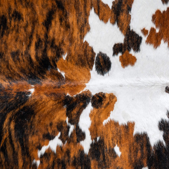 Tricolor Cowhide Rug Size 7'9" L x 6'9" W 8165
